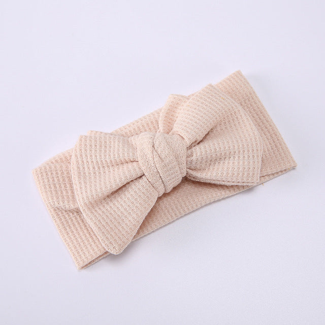 Cotton Headband with Bow | Various Colors