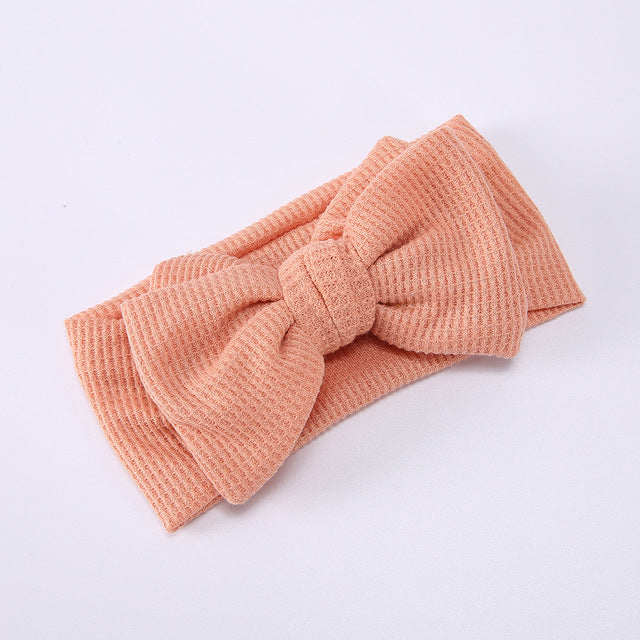 Cotton Headband with Bow | Various Colors