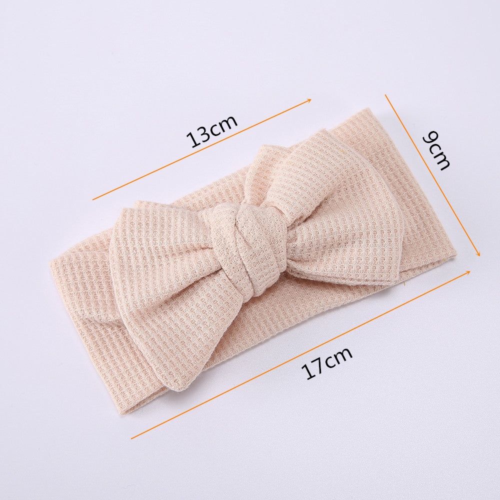 Cotton Headband with Bow | Various Colors