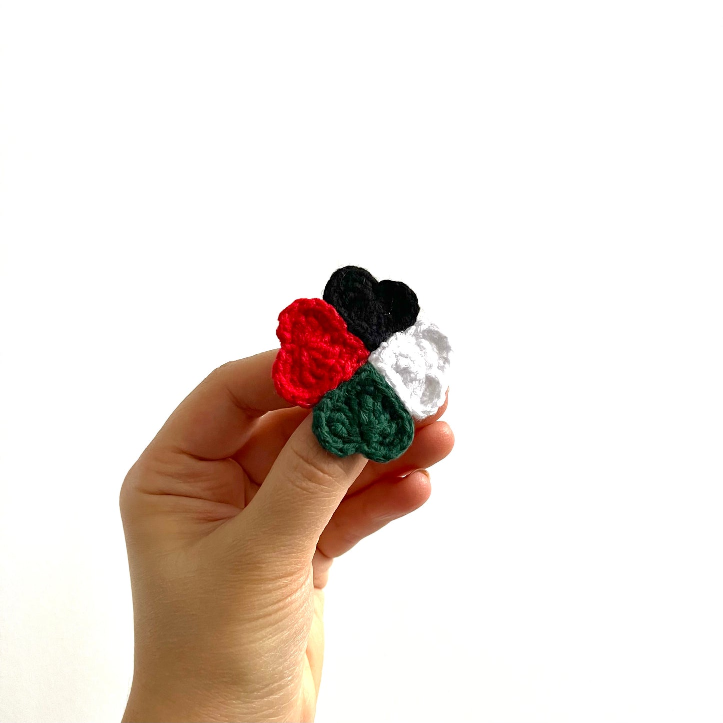 Watermelon or Clover Brooch