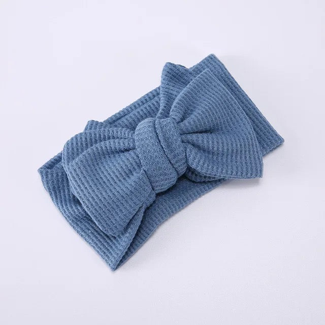 Cotton Headband with Bow | Various Colors