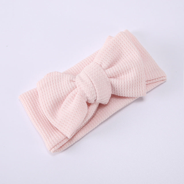 Cotton Headband with Bow | Various Colors