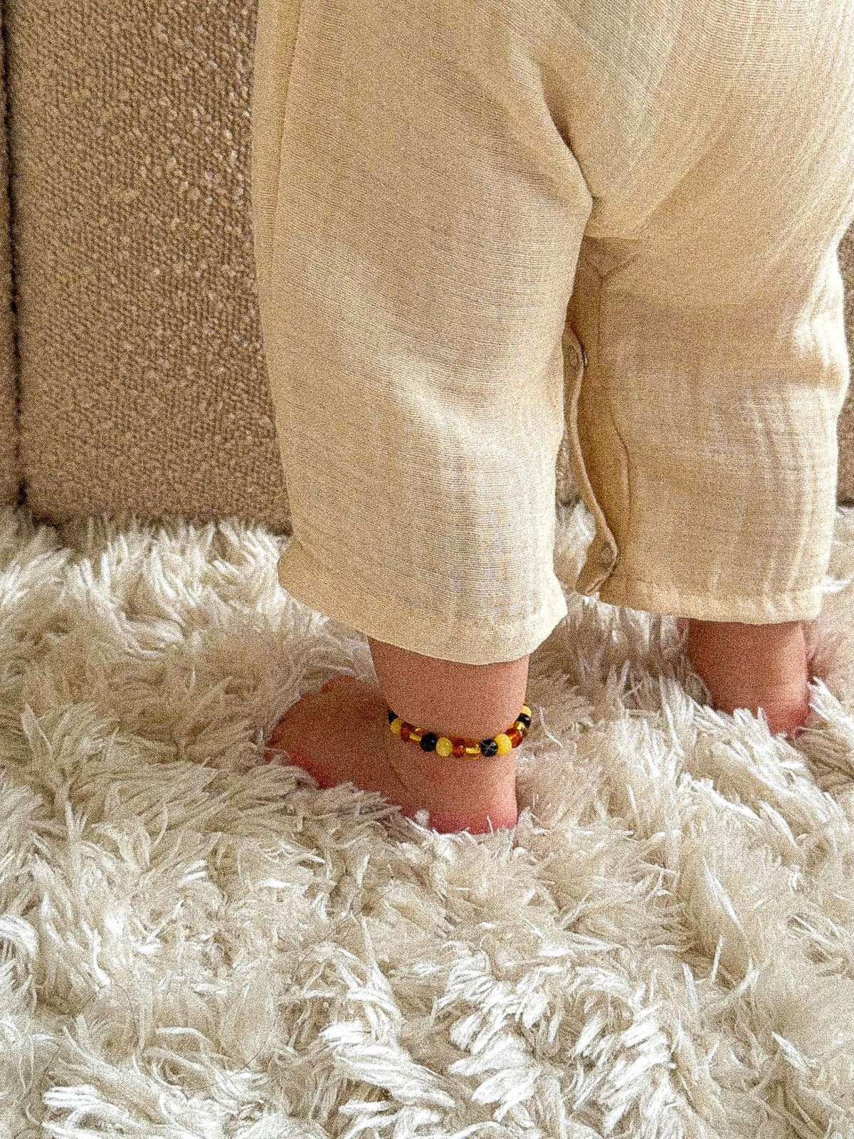 Amber Baby Bracelet Anklet – Multi Color – Certified & Natural
