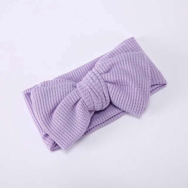 Cotton Headband with Bow | Various Colors