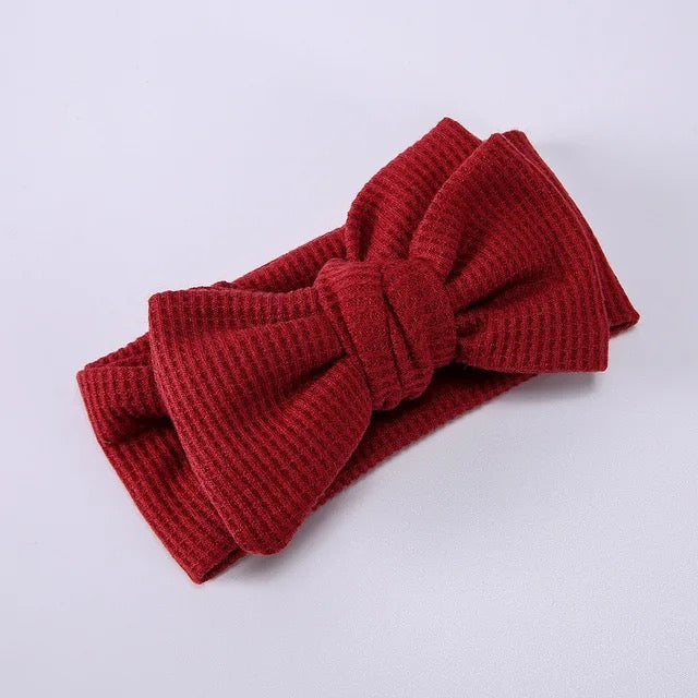 Cotton Headband with Bow | Various Colors