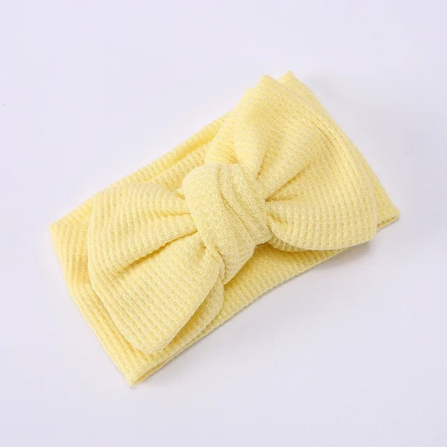 Cotton Headband with Bow | Various Colors