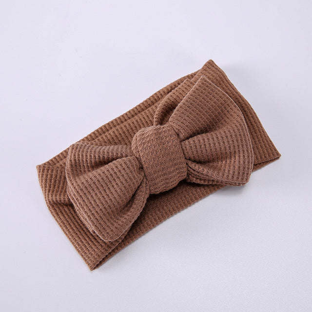 Cotton Headband with Bow | Various Colors