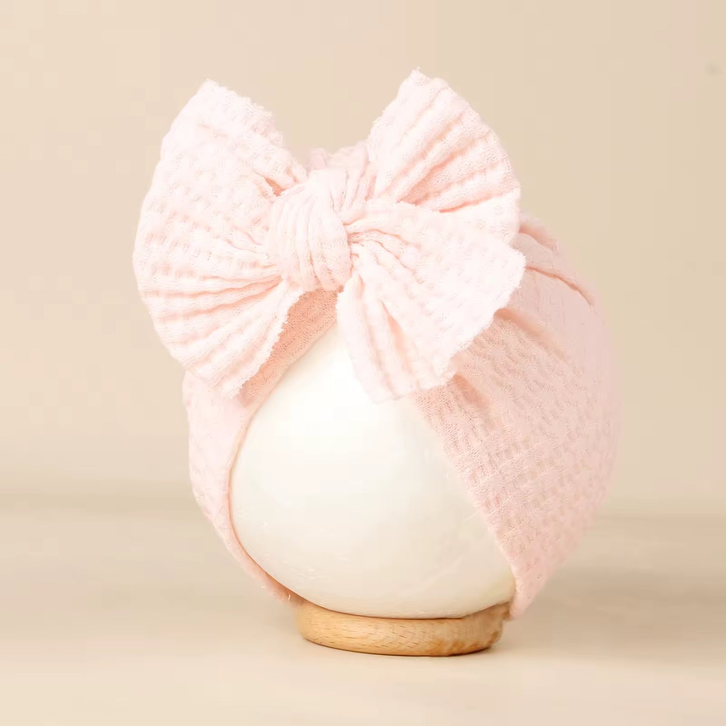 Cotton Baby Hair Turban with Bow | Assorted Colors