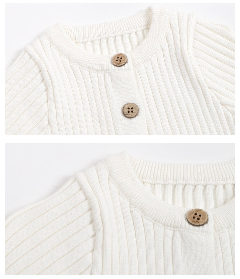 Baby Gebreide newborn jumpsuit