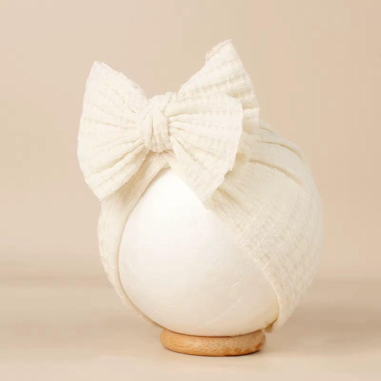 Cotton Baby Hair Turban with Bow | Assorted Colors