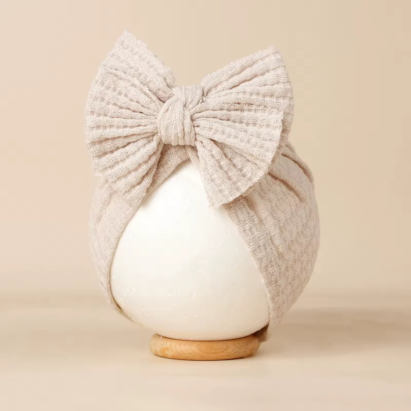 Cotton Baby Hair Turban with Bow | Assorted Colors
