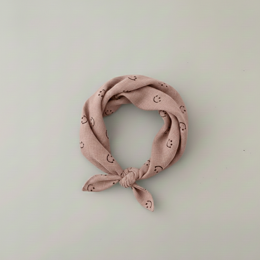 Baby & Kids Sjaal – Smiley Print – Bandana Model