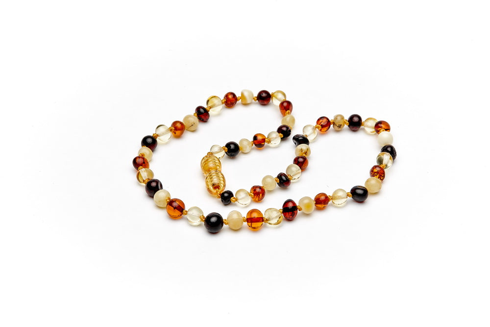 Barnsteen Baby Ketting – Multi Kleur – Gecertificeerd & Natuurlijk