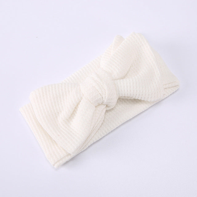 Cotton Headband with Bow | Various Colors
