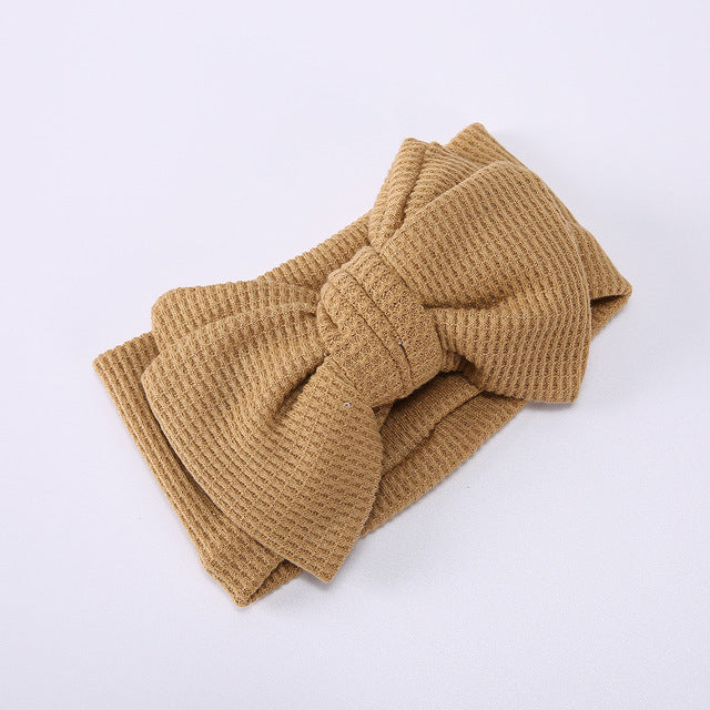 Cotton Headband with Bow | Various Colors