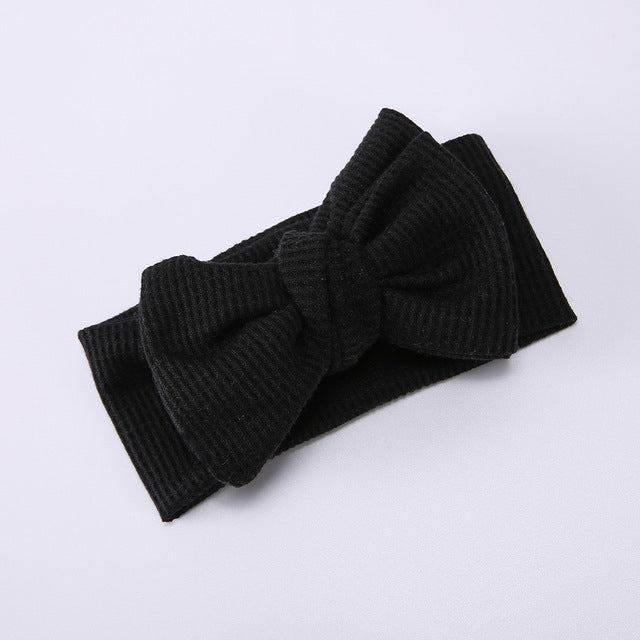 Cotton Headband with Bow | Various Colors