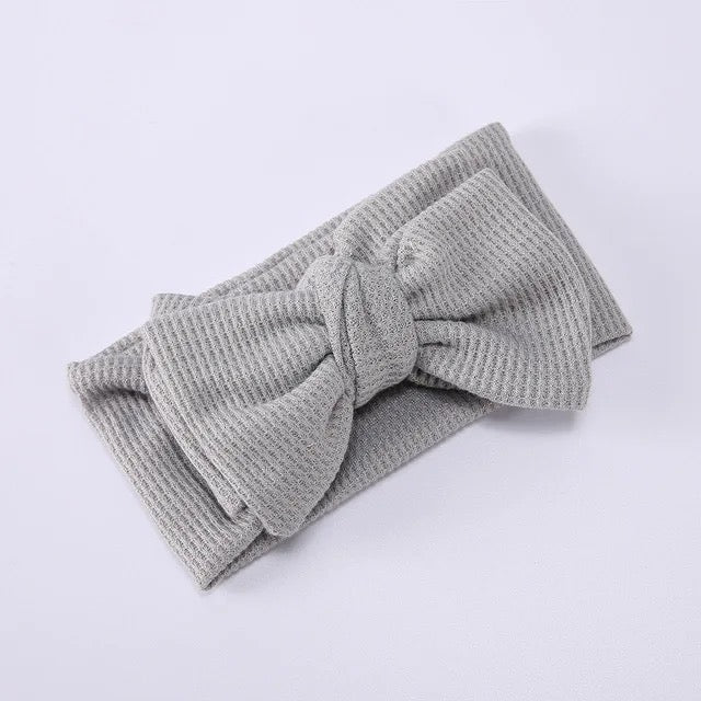 Cotton Headband with Bow | Various Colors