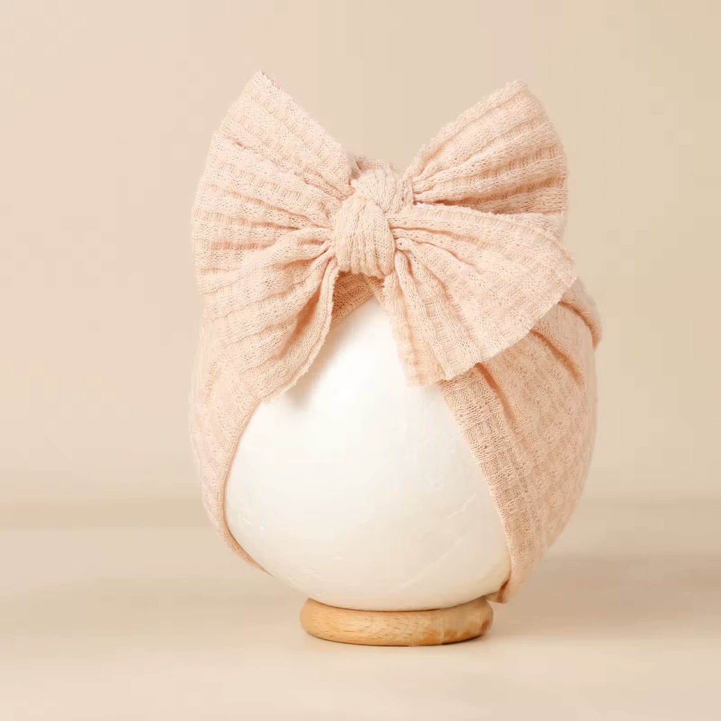 Cotton Baby Hair Turban with Bow | Assorted Colors