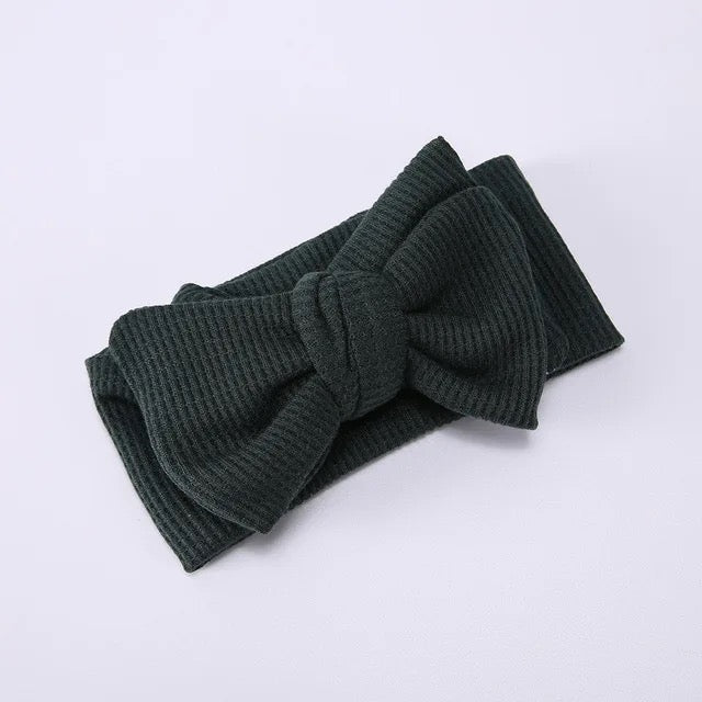Cotton Headband with Bow | Various Colors