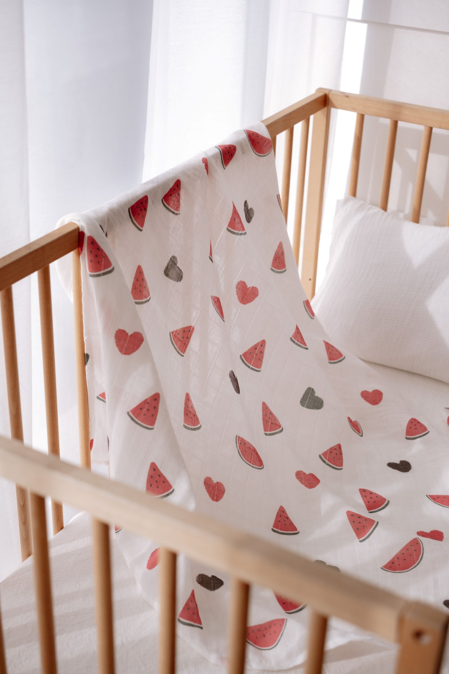 Hydrophilic cloth HOPE Watermelon | 100% Organic cotton | 100x100cm