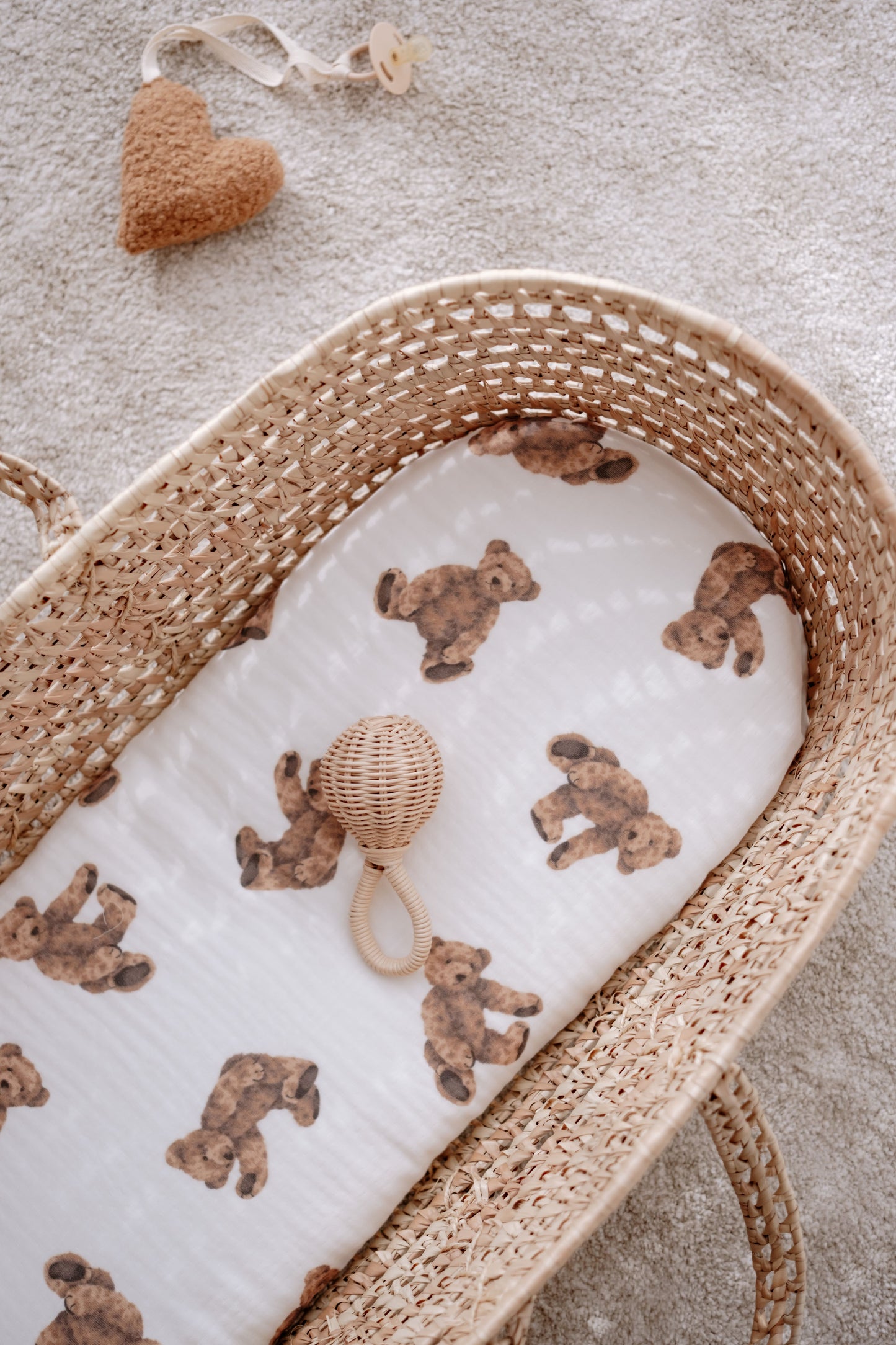 Hydrophilic cloth Teddy bear | 100% Organic cotton | 100x100cm