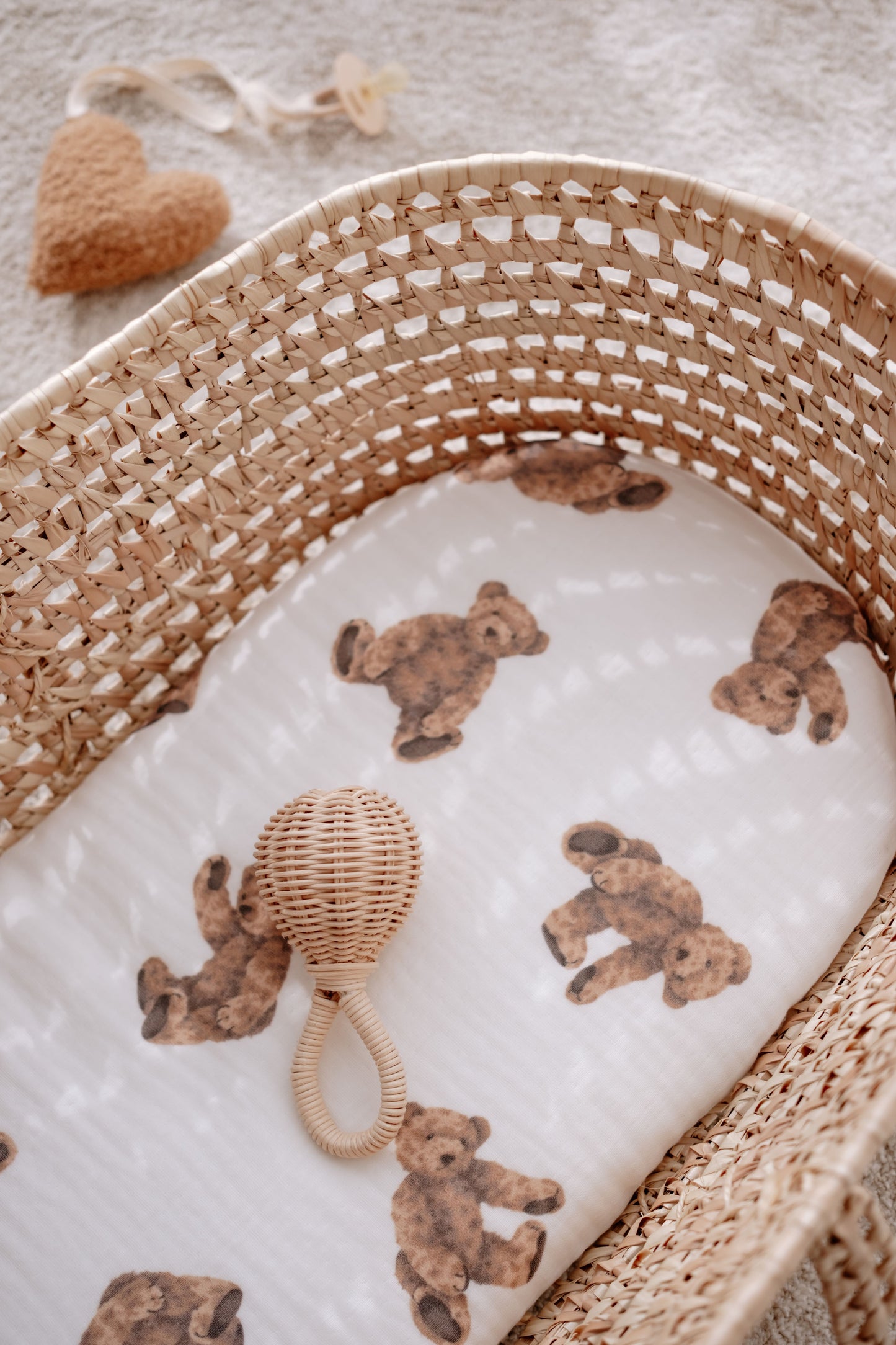 Hydrophilic cloth Teddy bear | 100% Organic cotton | 100x100cm