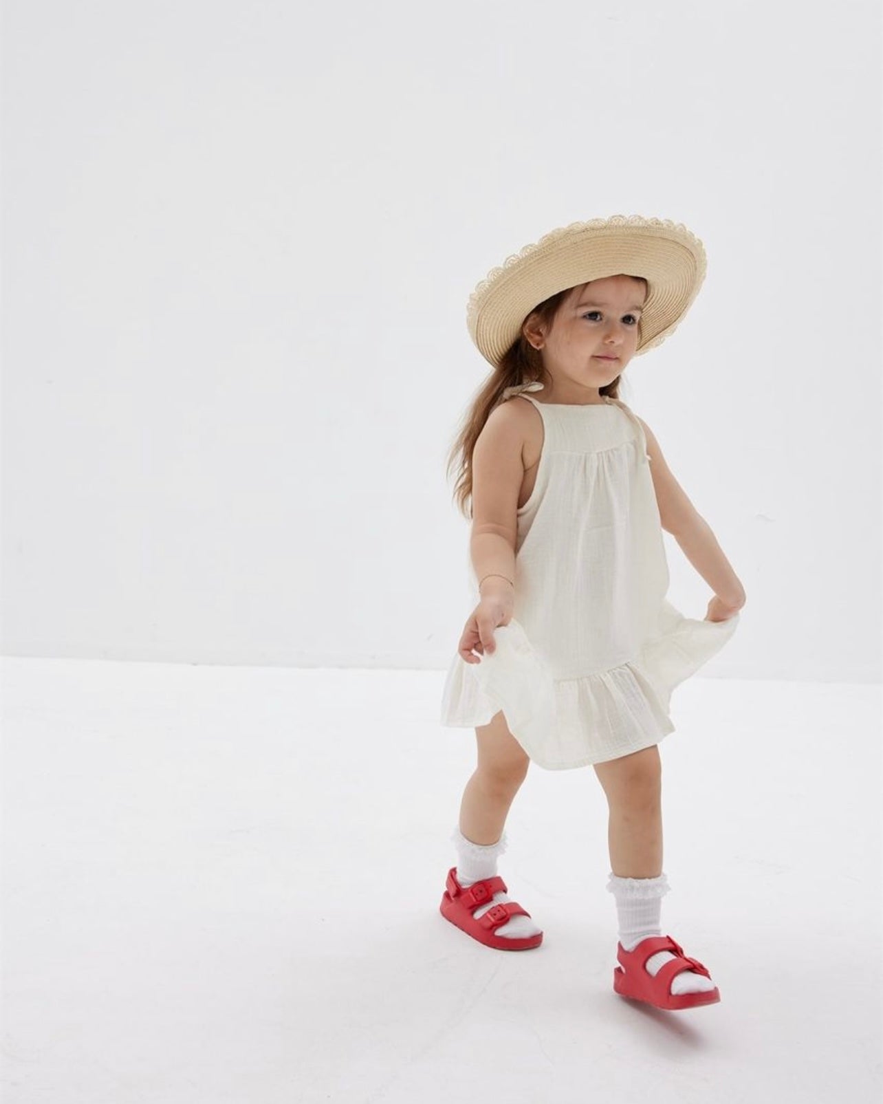 Muslin girls dress | Mint