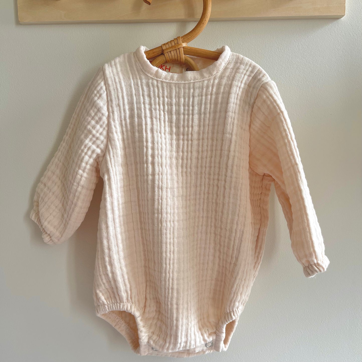 Alya mousseline romper - Warm white
