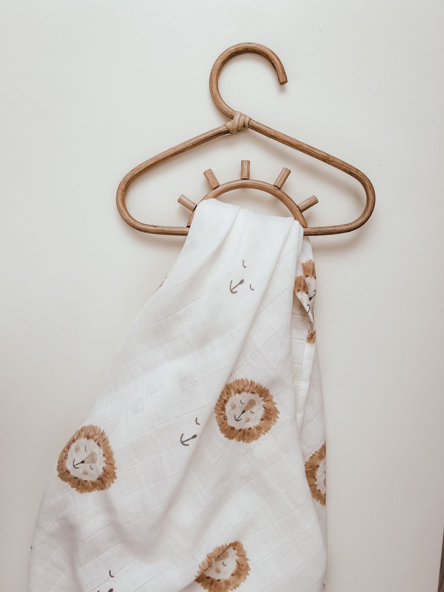Mousseline cloth Lion | 100% Organic cotton | 100x100cm