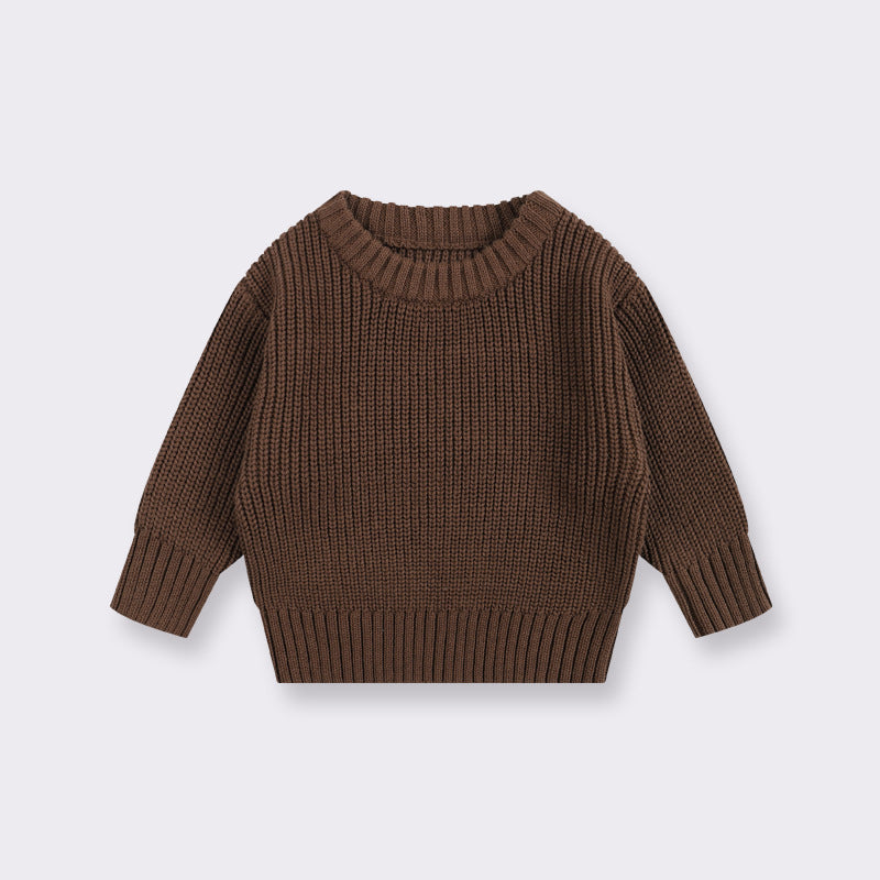 Baby Strickpullover in Übergröße | Verschiedene Farben