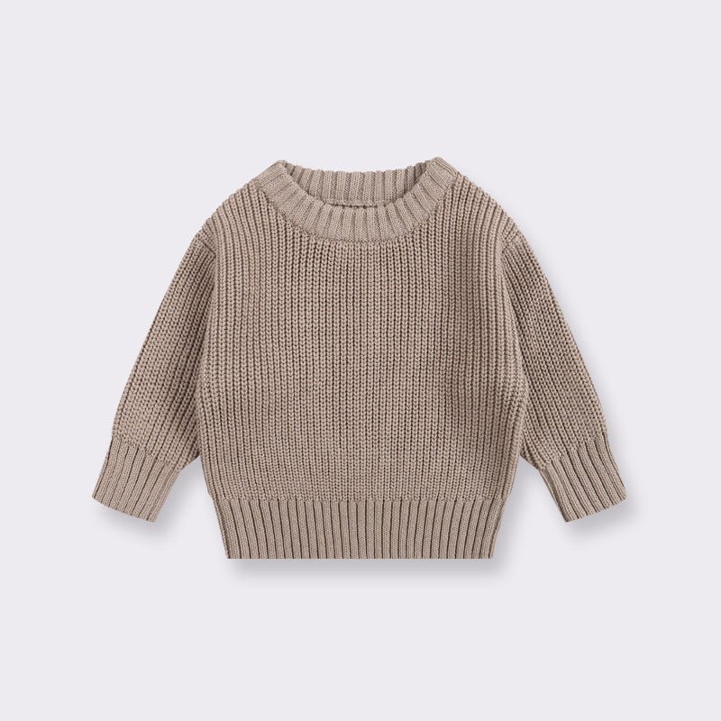 Baby Strickpullover in Übergröße | Verschiedene Farben