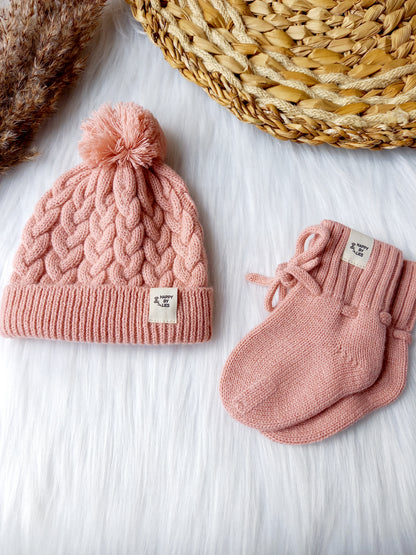 Merino wool baby hats