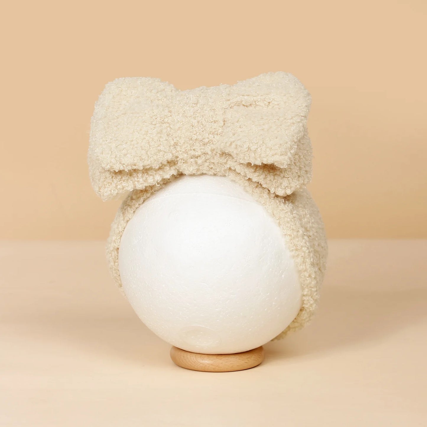 Winter teddy headband with bow | Various colours