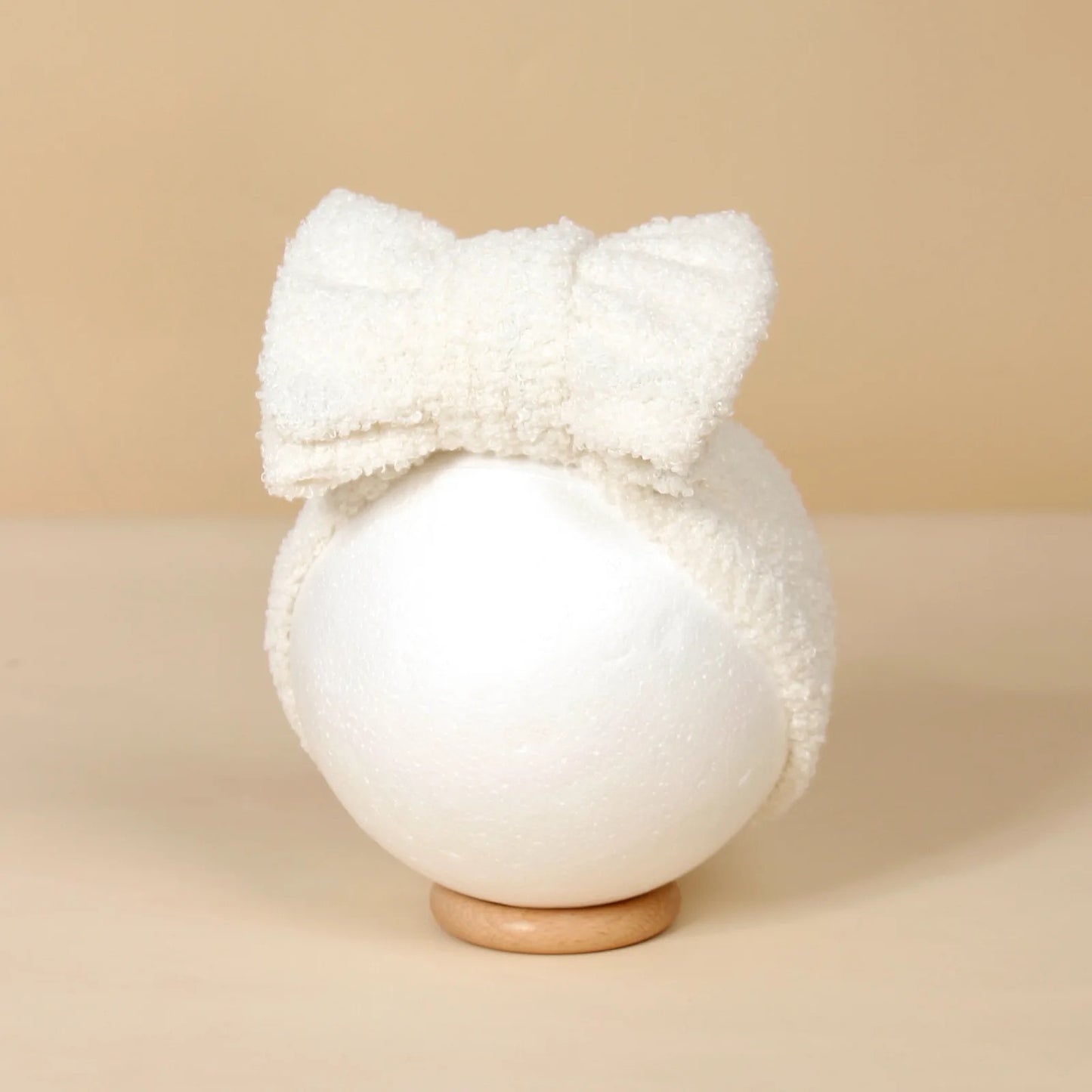 Winter teddy headband with bow | Various colours