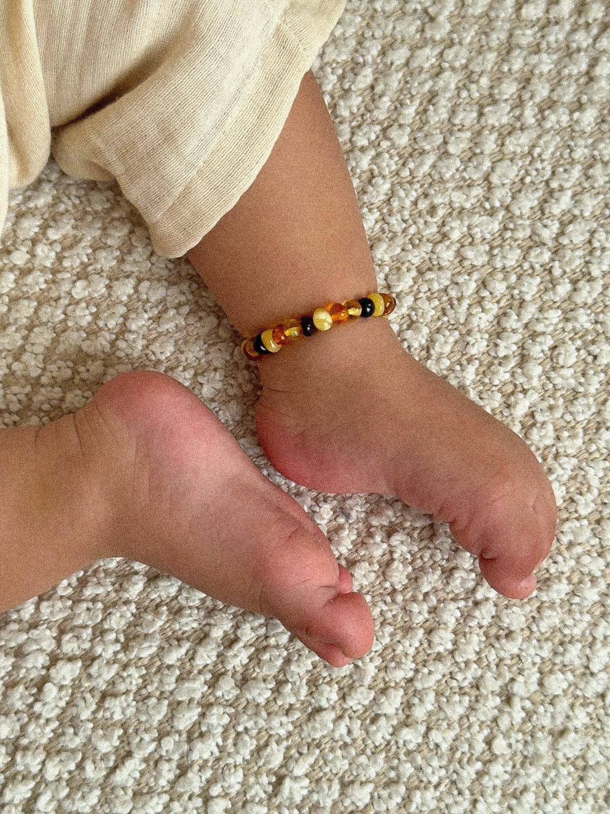 Amber Baby Bracelet Anklet – Multi Color – Certified &amp; Natural