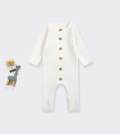 Knitted newborn jumpsuit