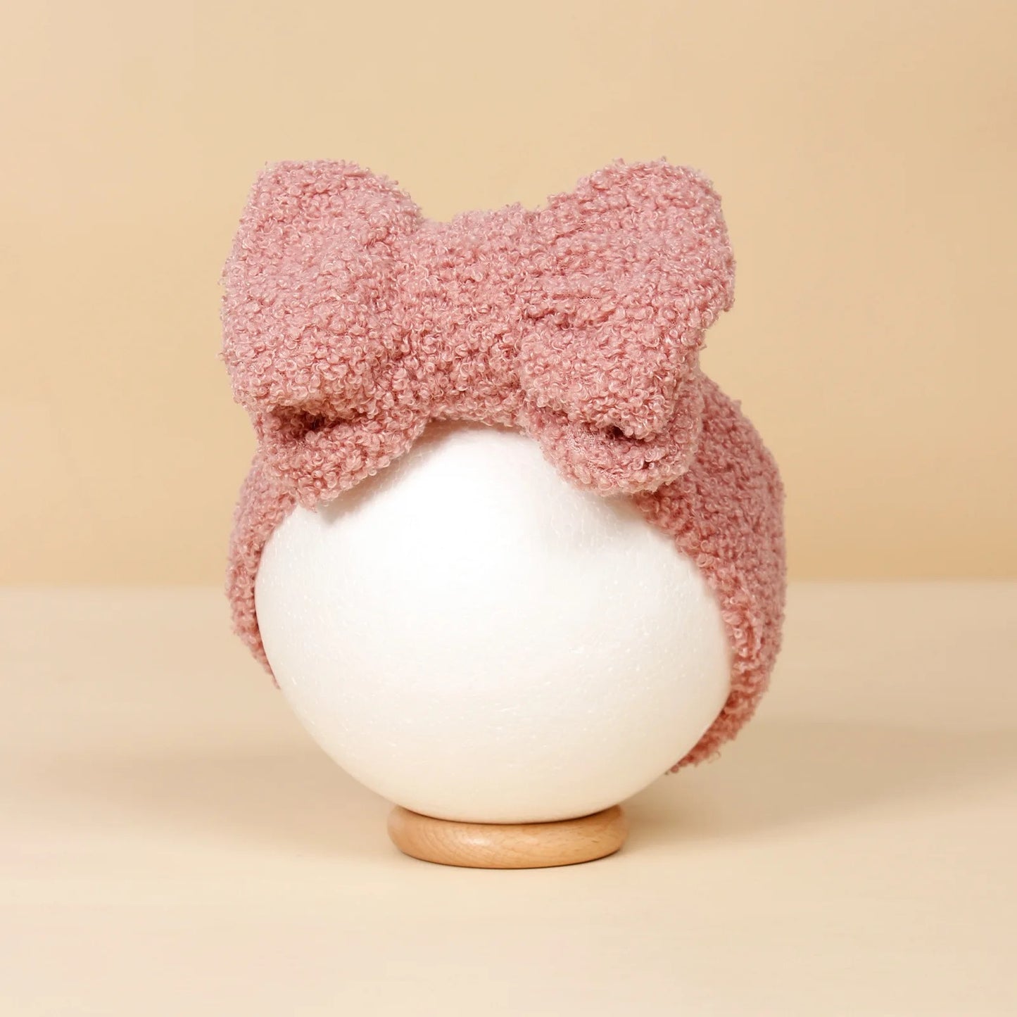 Winter teddy headband with bow | Various colours