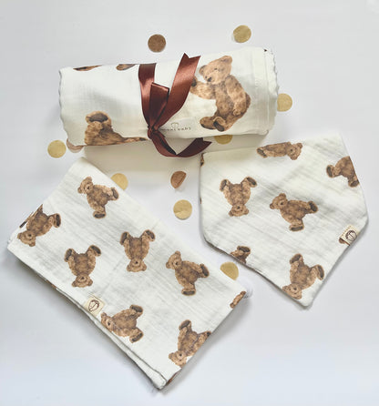 Kraamcadeau Teddybeer | 3-delig