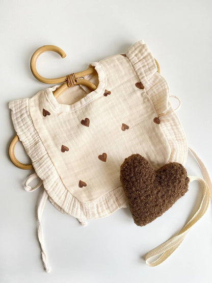 Maysa apron Brown Hearts