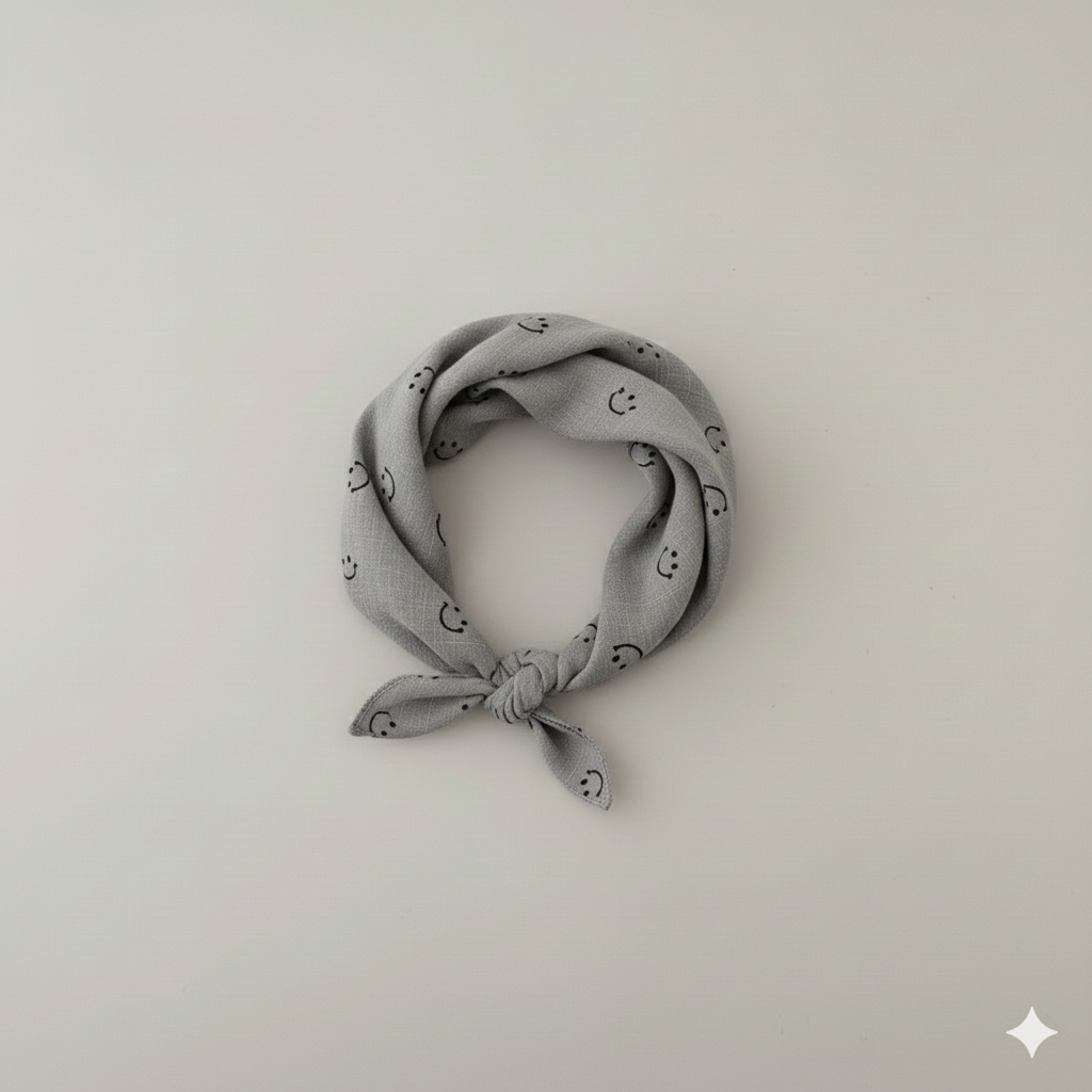 Baby & Kids Sjaal – Smiley Print – Bandana Model