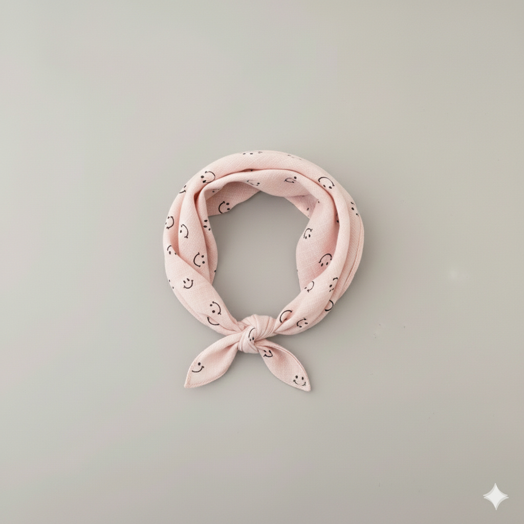 Baby & Kids Sjaal – Smiley Print – Bandana Model