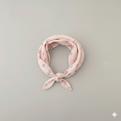 Baby & Kids Sjaal – Smiley Print – Bandana Model
