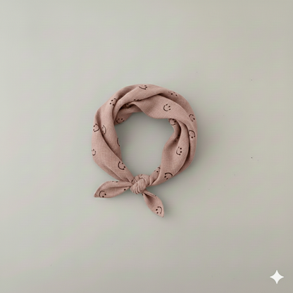 Baby & Kids Sjaal – Smiley Print – Bandana Model