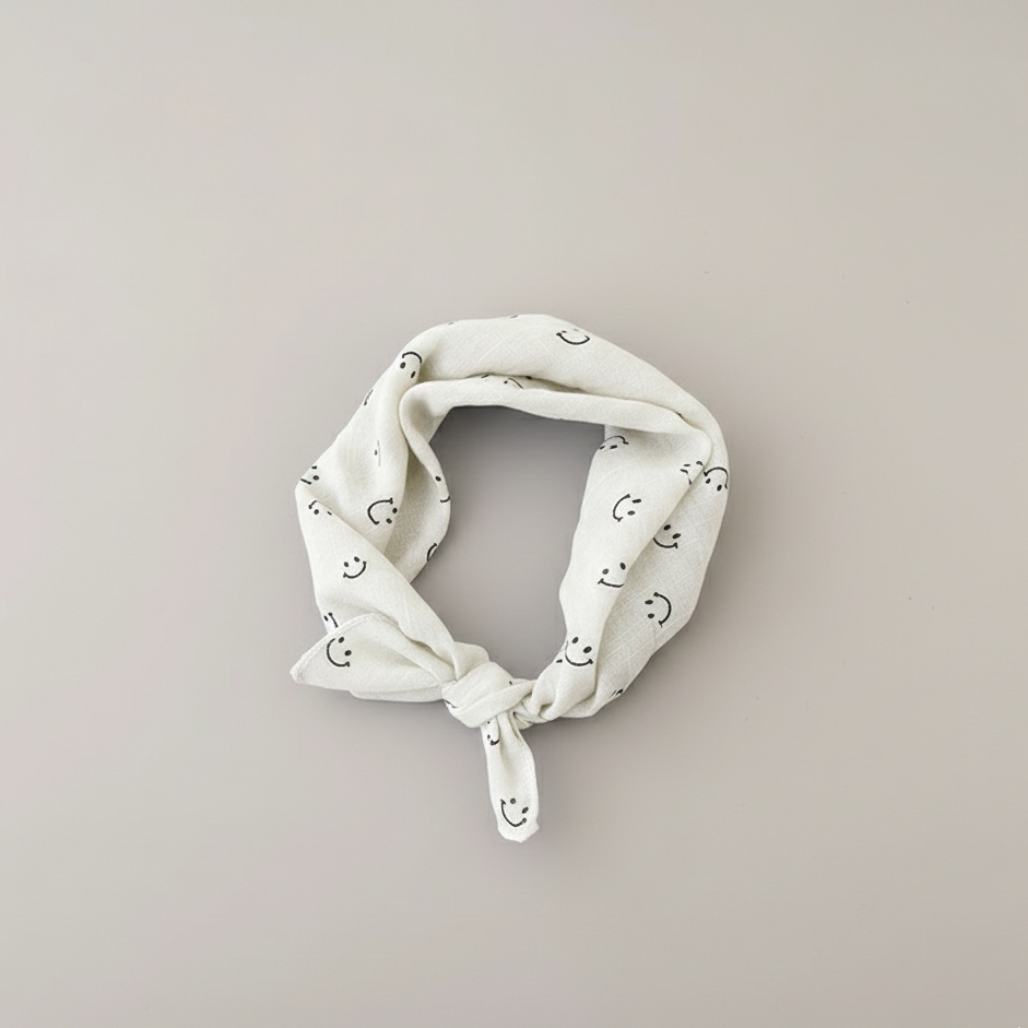 Baby & Kids Sjaal – Smiley Print – Bandana Model