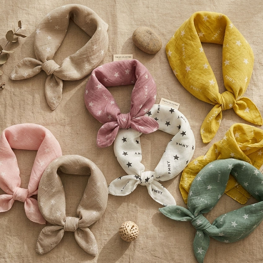Baby & Kids Sjaal – Sterren Print – Bandana Model