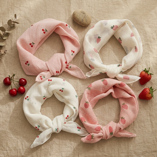 Baby & Kids Sjaal – Fruit Print – Bandana Model