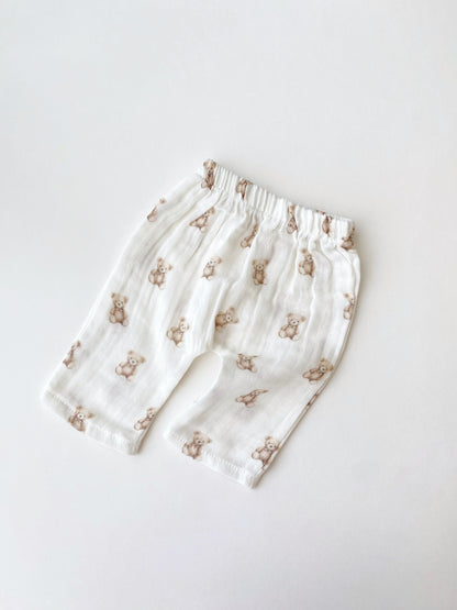 Teddybeer | Organic Muslin Newborn set | 5-delig