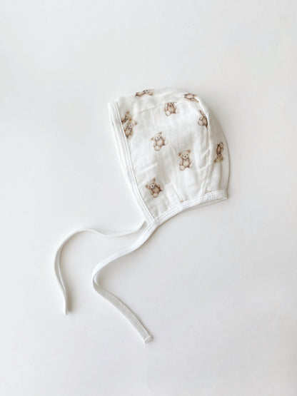 Teddy Bear | Organic Muslin Newborn set | 5-piece