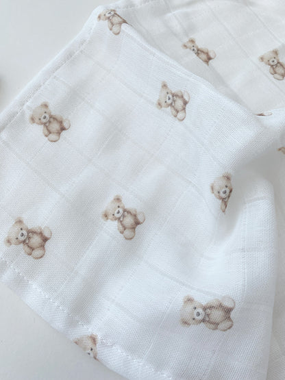 Hydrofiele doeken Teddy bear | 100x100cm | Organic muslin