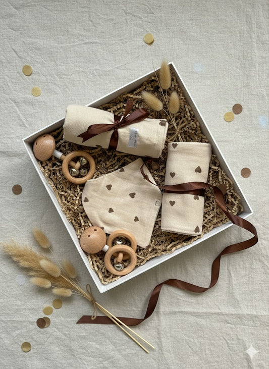 Kraamcadeau Bruine Hartjes | 3-delig